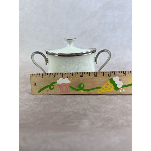 Vintage Lenox Moonspun Sugar Bowl - Picture 9 of 9